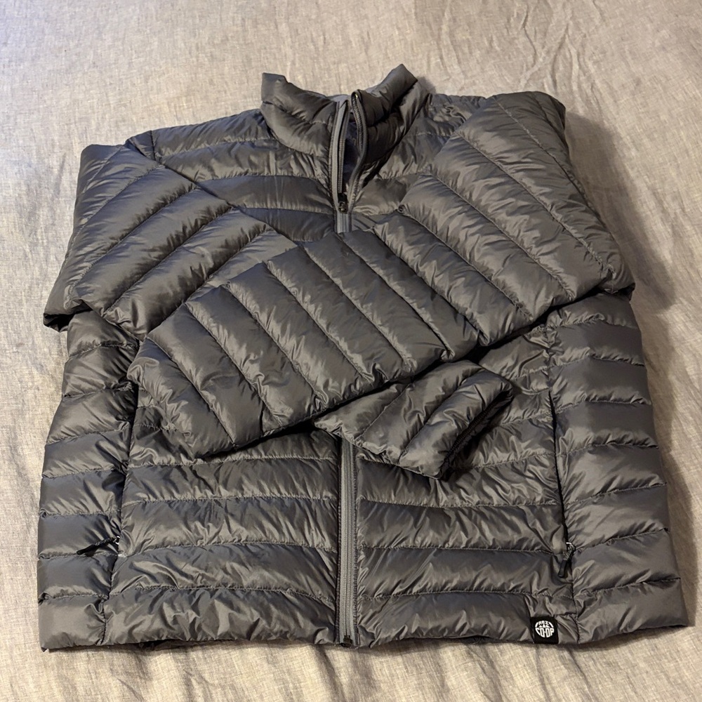 REI Men's Charcoal Puffer Jacket